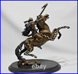 Franklin Mint Bronze Sculpture by RF Murphy Statue WARRIOR OF DESTINY