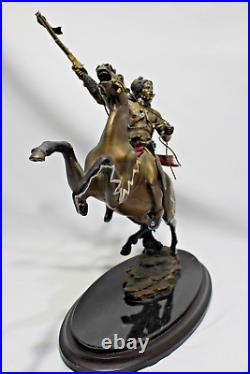 Franklin Mint Bronze Sculpture by RF Murphy Statue WARRIOR OF DESTINY