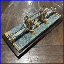 Fraser Creations Tower Bridge with Wooden Base Miniature Resin Ornament Fraser Creations Tower Bridge with Wooden Base Miniature Resin Ornament