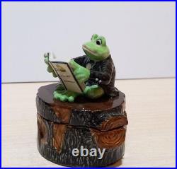 French Porcelain Frog Figurine Collectible Decor Unique Gift Exclusive Design French Porcelain Frog Figurine Collectible Decor Unique Gift Exclusive Design