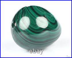 Gemstone 2.3 Malachite Hand Carved Crystal Vase Sculpture, Crystal Healing