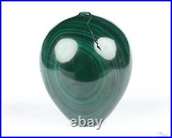 Gemstone 2.3 Malachite Hand Carved Crystal Vase Sculpture, Crystal Healing