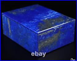 Gemstone Huge 4.0 Lapis Lazuli Carved Crystal Jewelry Box