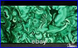 Gemstone, Malachite Carved Faceted Crystal Jewelry Box