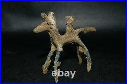 Genuine Ancient Luristan Bronze Animal Figurine Circa 1000 to 600 BCE