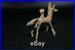 Genuine Ancient Luristan Bronze Animal Figurine Circa 1000 to 600 BCE