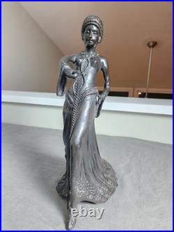 Georges Gori The Guardians Bronze Art Deco Lady Sculpture France