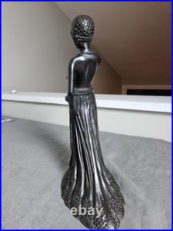 Georges Gori The Guardians Bronze Art Deco Lady Sculpture France
