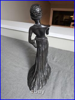 Georges Gori The Guardians Bronze Art Deco Lady Sculpture France
