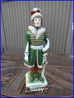 German Scheibe Alsbach porcelain napoleon general Murat soldier Figurine marked