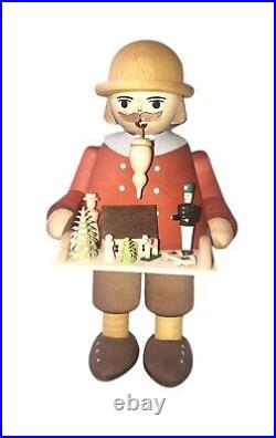 German Wood figurine Toy Seller Erzgebirgische volkskunst