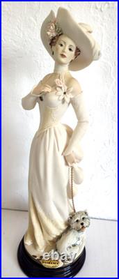 Giuseppe Armani Christine & Dog Figurine (0348F), Orig Box, Beautiful, signed