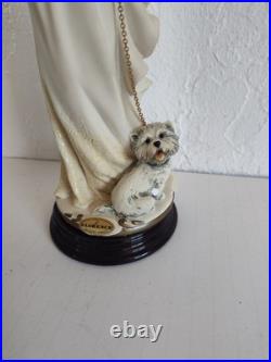 Giuseppe Armani Christine & Dog Figurine (0348F), Orig Box, Beautiful, signed