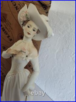 Giuseppe Armani Christine & Dog Figurine (0348F), Orig Box, Beautiful, signed