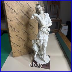 Giuseppe Armani Italy 18-3/4 Tall Figurine MARINA LADY WOMAN WITH DOG #649F be0