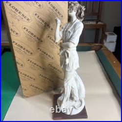 Giuseppe Armani Italy 18-3/4 Tall Figurine MARINA LADY WOMAN WITH DOG #649F be0