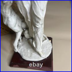 Giuseppe Armani Italy 18-3/4 Tall Figurine MARINA LADY WOMAN WITH DOG #649F be0