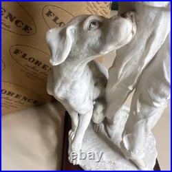 Giuseppe Armani Italy 18-3/4 Tall Figurine MARINA LADY WOMAN WITH DOG #649F be0