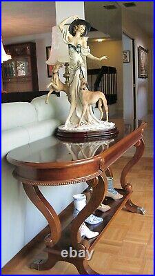 Giuseppe Armani Promenade 1562/C Limited Edition Figurine Lady with Greyhounds