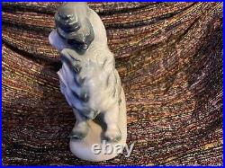 Glazed Porcelain Dog Statue By WeiB. 1905-1956 Germany
