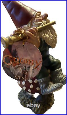 Gnomy Rien Poortvliet David The Gnome 363 Years Playing Flute Elf Tags