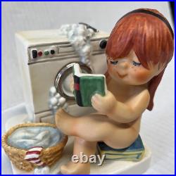 Goebel Charlot Byj 74 Redhead At Work Wash Day Figurine 1975