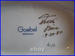 Goebel Hummel #55 Saint George Slays the Dragon TMK Artist Signed 9-30-87