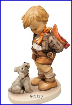 Goebel Hummel Not For You Figurine #317 TMK6 1988 Vintage Boy withFlowers Dog 5.5