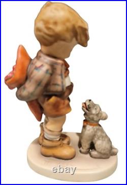 Goebel Hummel Not For You Figurine #317 TMK6 1988 Vintage Boy withFlowers Dog 5.5