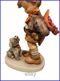 Goebel Hummel Not For You Figurine #317 TMK6 1988 Vintage Boy withFlowers Dog 5.5