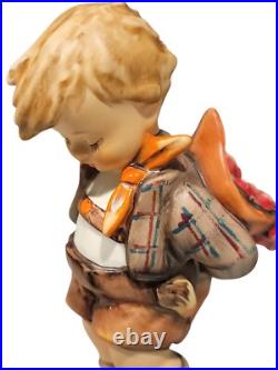 Goebel Hummel Not For You Figurine #317 TMK6 1988 Vintage Boy withFlowers Dog 5.5
