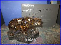 Gorgeous Swarovski SCS Crystal Soulmates Bear 1037053 A 9600 NR SIGNED By Artist