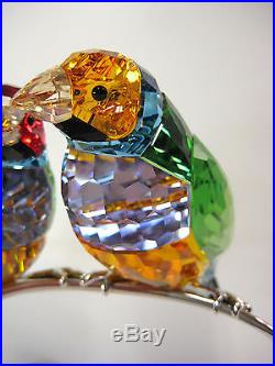 Gouldian Finches Peridot Finch Birds 2013 Swarovski Crystal Bird #1141675