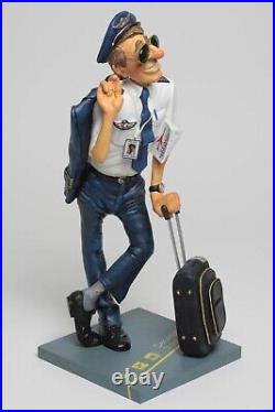 Guillermo Forchino The Pilot Figure 16.14 Inches, Original and Certified