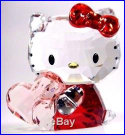 Hello Kitty Pink Heart Sanrio Crystal 2016 Swarovski #5135886