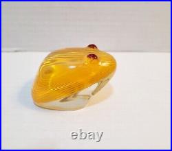 HTF Vintage Abraham Palatnik Lucite Acrylic Frog Figurine Brazil Sculpture MCM