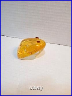 HTF Vintage Abraham Palatnik Lucite Acrylic Frog Figurine Brazil Sculpture MCM