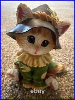 Hamilton Collection Kittens Of Oz Complete Set Of Seven Figures And Oz Stand