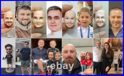 Handmade Custom Bobblehead, Previewable and Modifiable, Figures Full Personalized