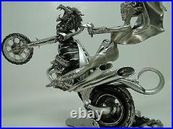 Harley Davidson Motorcycle Sculpture