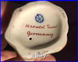 Hochst Porcelain Vtg. Girl Figurine Harvest Time Germany Mainz Wheel Since 1746