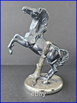 Horse Sculpture by Ottaviani Made In Italy Silver Over Resin 7 Vintage 1990's Horse Sculpture by Ottaviani Made In Italy Silver Over Resin 7 Vintage 1990's