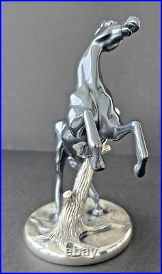 Horse Sculpture by Ottaviani Made In Italy Silver Over Resin 7 Vintage 1990's Horse Sculpture by Ottaviani Made In Italy Silver Over Resin 7 Vintage 1990's