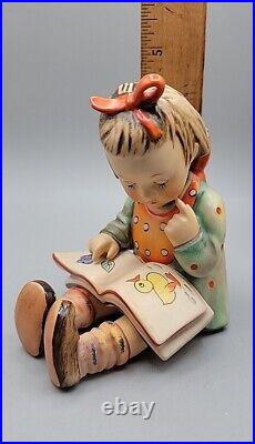 Hummel Bookworm Figurine #8 Early Rare Western Germany 1960s 4 Stylized Small