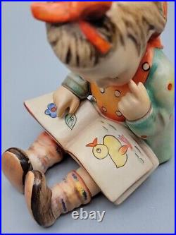 Hummel Bookworm Figurine #8 Early Rare Western Germany 1960s 4 Stylized Small