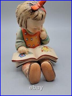 Hummel Bookworm Figurine #8 Early Rare Western Germany 1960s 4 Stylized Small