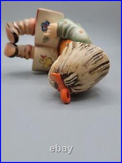 Hummel Bookworm Figurine #8 Early Rare Western Germany 1960s 4 Stylized Small