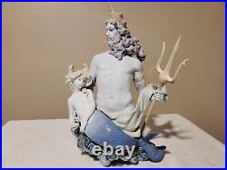 In Neptune's Waves Lladro 1999 Sculptor Francisco Polope Mint