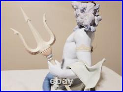 In Neptune's Waves Lladro 1999 Sculptor Francisco Polope Mint