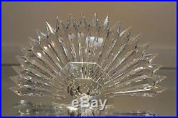 Iris Arc Crystal King Giant Peacock Faceted Clear Glass Swarovski Interest RARE